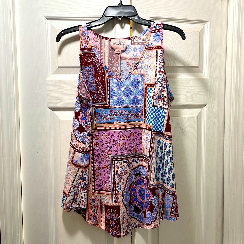 Blousy, silky tank…large, Epilogue
